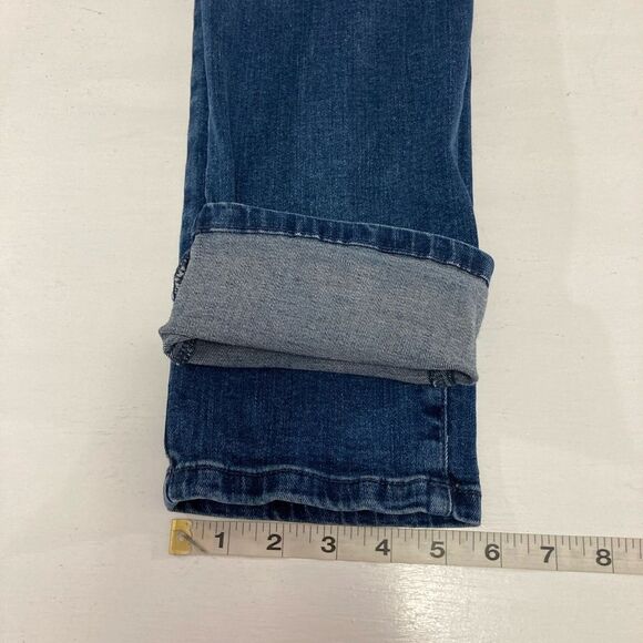 Seraphine Overalls Women’s 6 Blue Denim Maternity Straight Leg Adjustable Casual - Picture 7 of 10